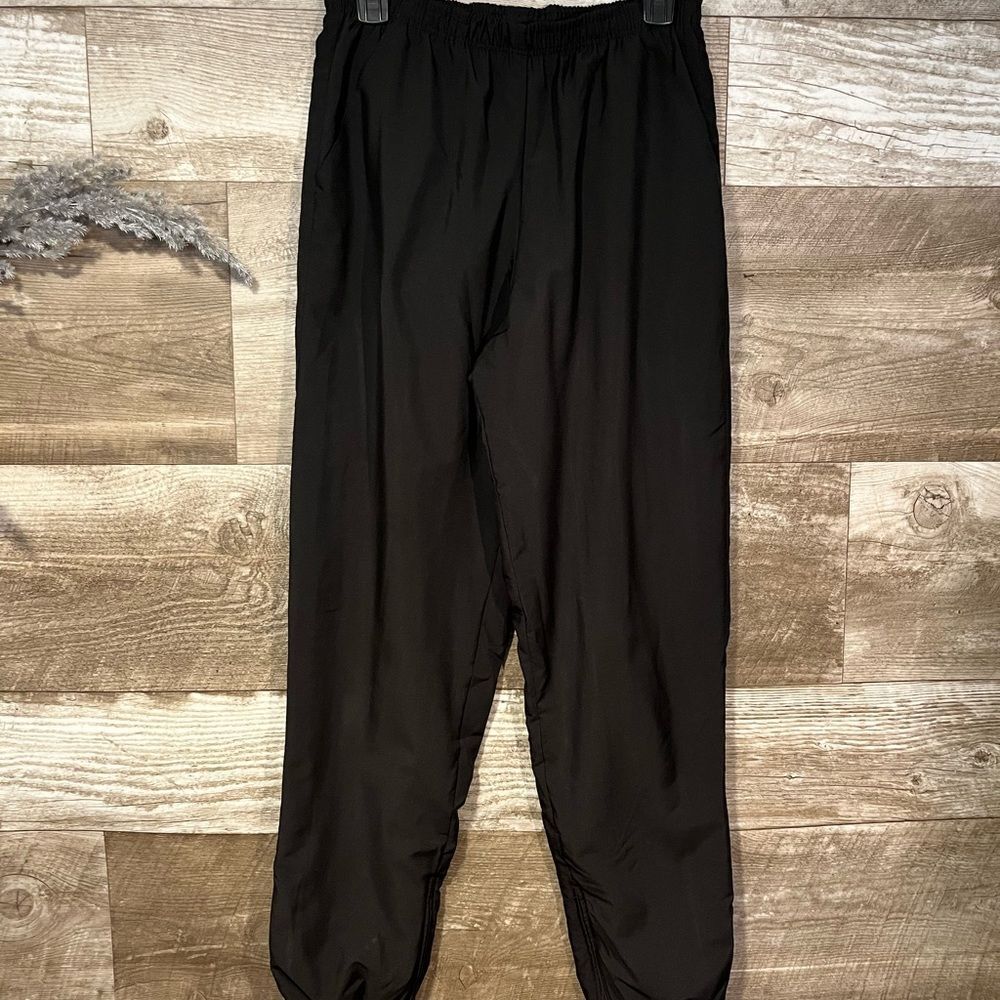 Men’s black Tail joggers with zip ankles and pockets - 31